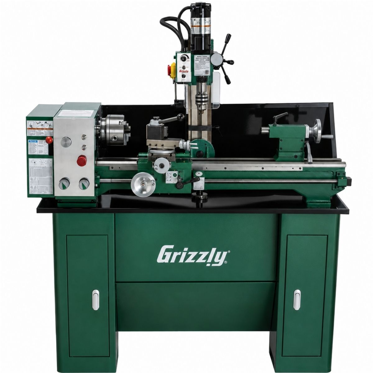 Torno fresadora de velocidad variable de 10" x 30" Grizzly