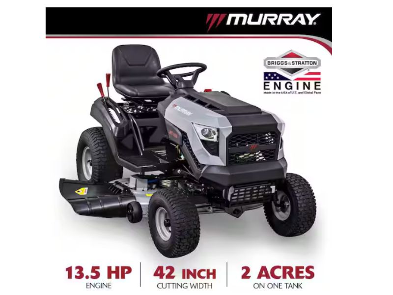 Tractor podador cortacesped de 42" motor Briggs & Stratton 13.5 hp Murray MT100