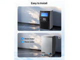 Maquina de hielo comercial de 80 lbs/36 kgs / dia Vevor