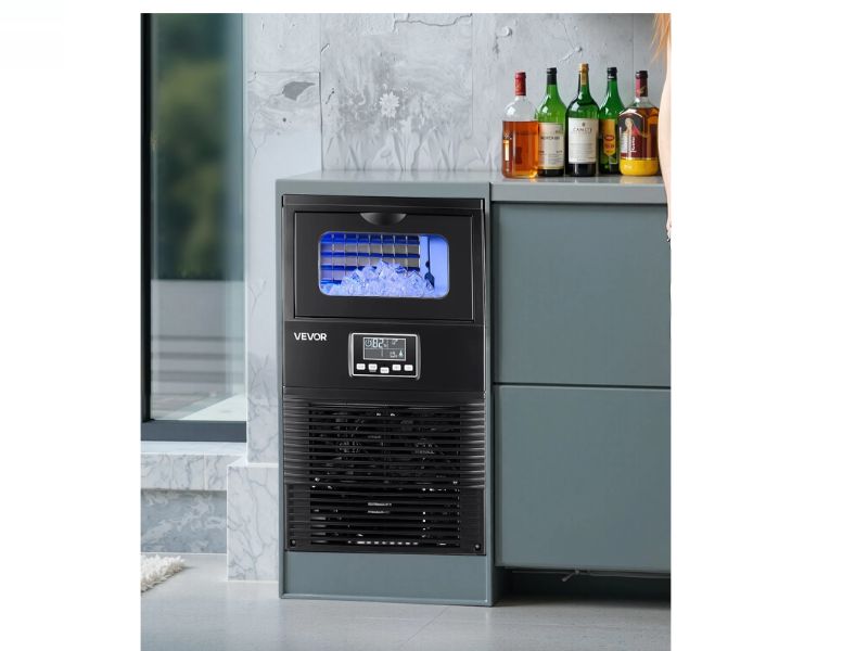 Maquina de hielo comercial de 80 lbs/36 kgs / dia Vevor
