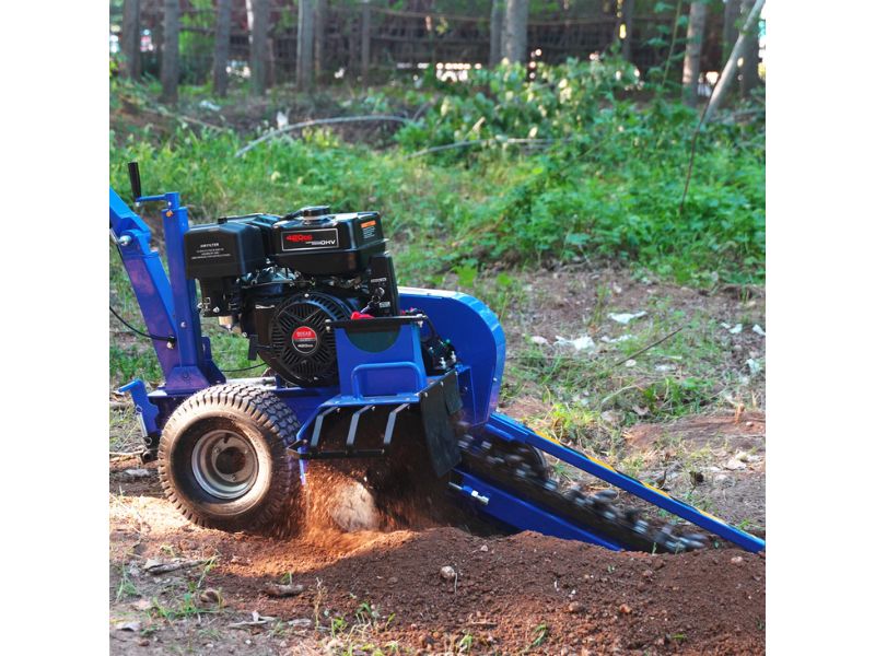 Zanjadora a gasolina de 24" con motor Ducar de 15 HP 420 CC Bilt Hard