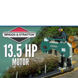 Motor de gasolina: 13-1/2 HP Briggs and Stratton®