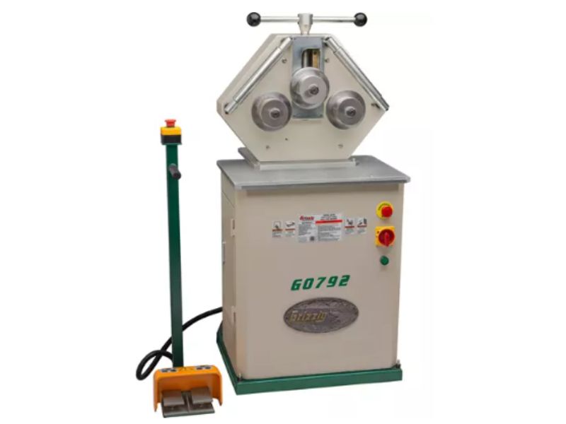 Dobladora de tubos de rollo de anillo de servicio pesado Grizzly G0792