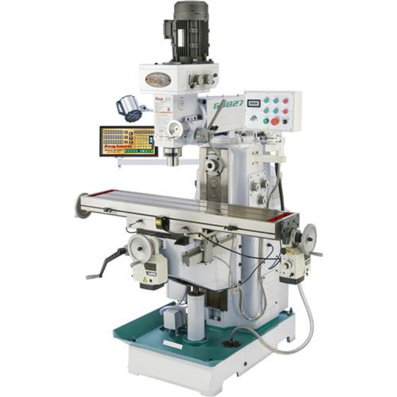 Fresadora horizontal/vertical G0827 de 11 x 50 Inch y 2 HP con DRO