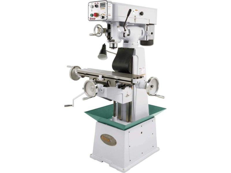 Molino vertical de velocidad variable G0678 de 8 x 30 y 1-1/2 HP ¡Un molino vertical que será una excelente adición a cualquier taller de hogar, escuela o taller!