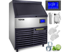Maquina de hielo comercial 200 kgs/dia- Maquina fabricadora de hielo 440 lbs/24h certificacion ETL Vevor