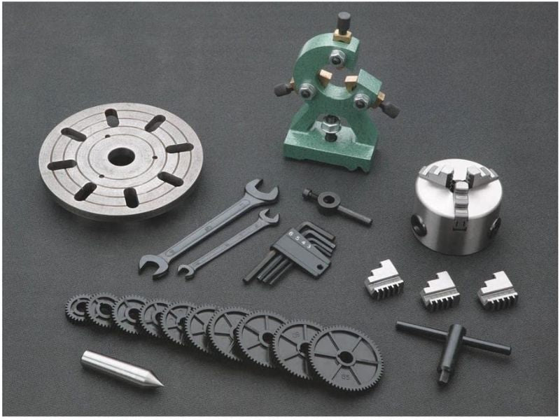 Mini torno para metal de 7" x 12" de velocidad variable Grizzly G8688