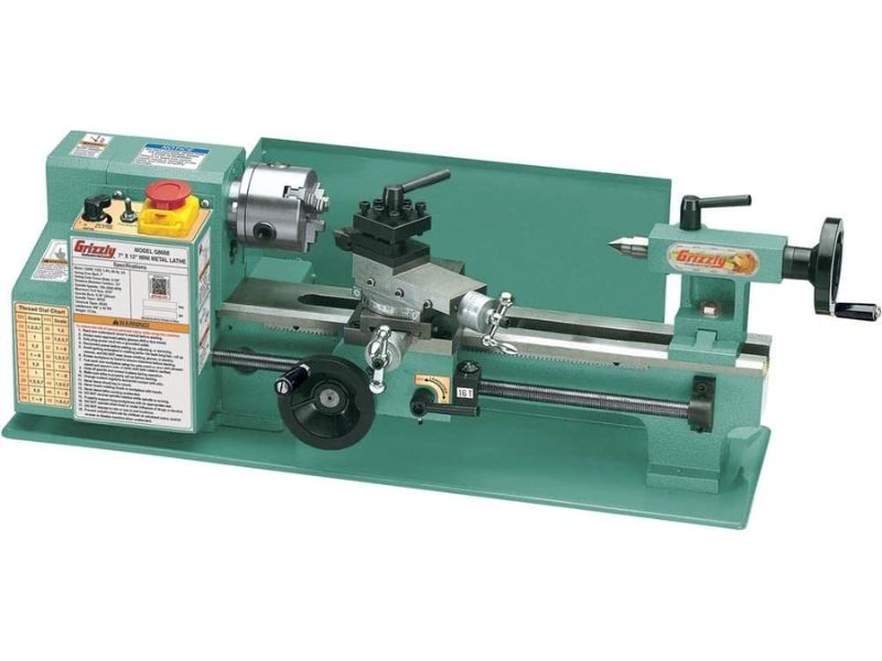 Mini torno para metal de 7" x 12" de velocidad variable Grizzly G8688