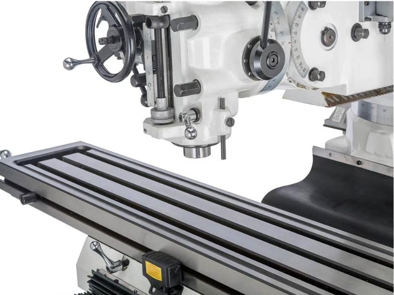 Fresadora vertical de 9" x 49" con alimentación eléctrica y lectura digital DRO Grizzly G0796
