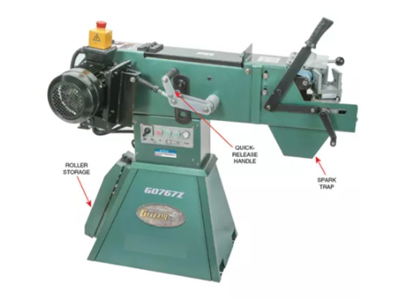 Muescadora de tubos de 4" x 79" trifásica Grizzly G0767Z