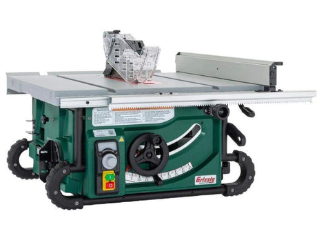 sierra de mesa de banco 10" 2 hp- sierra de mesa portatil 10" 2 hp grizzly industrial g0869