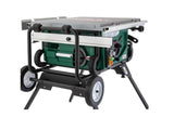 sierra de mesa de 10 pulgadas grizzly g0870 2 hp-sierra de banco 10" portatil con soporte de rodillos