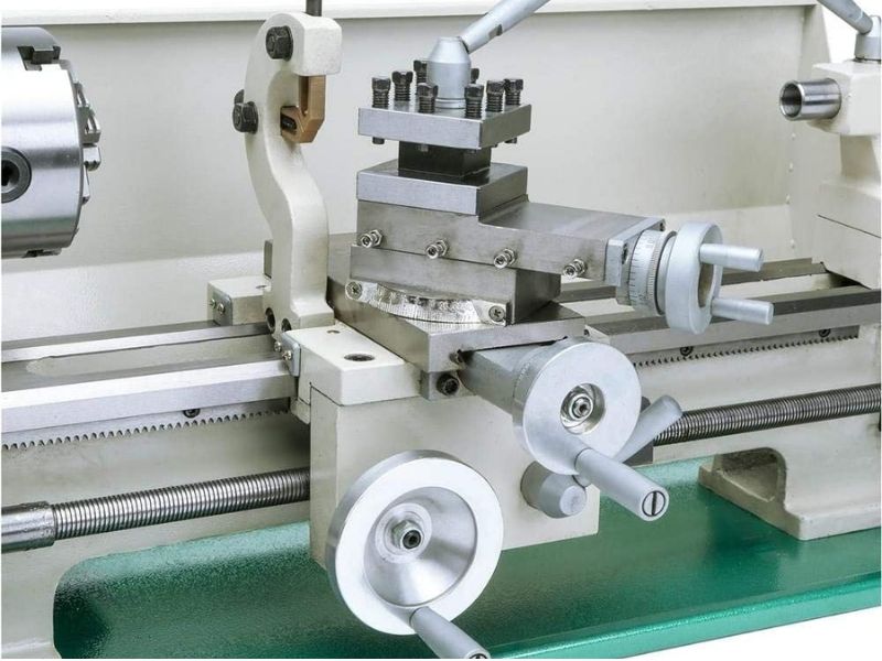 Torno para metal de banco de 8" x 16" de velocidad variable Grizzly G0768